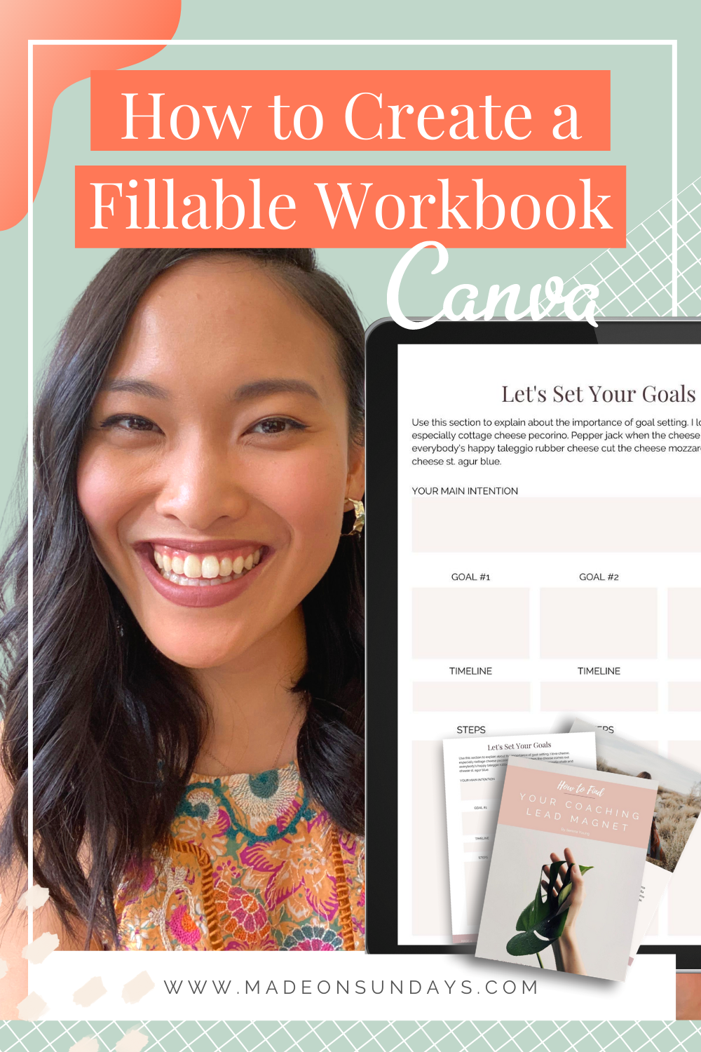 How To Create A Digitally Fillable Workbook Madeonsundays