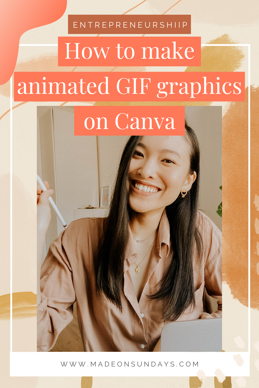 How to make animated GIF graphics on Canva 
